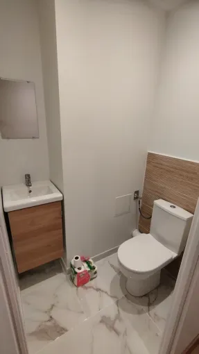 Création de 2 WC avec lave-mains dans des bureaux à Le Bouscat, Fargues-Saint-Hilaire, MD RENOVATION