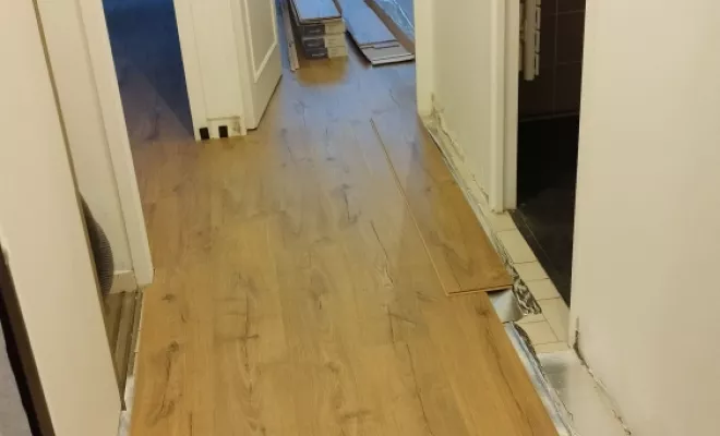 Pose d'un parquet stratifié dans un appartement à Mérignac , Fargues-Saint-Hilaire, MD RENOVATION