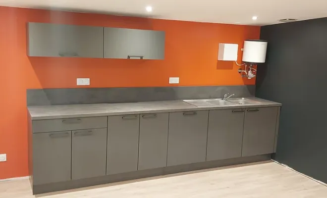 Aménagement de cuisine accompagné par l'entreprise Sogam, Fargues-Saint-Hilaire, MD RENOVATION