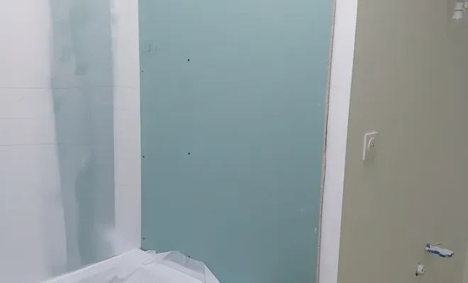 Pose de carrelage et faïence dans une salle de bain à Portets, Fargues-Saint-Hilaire, MD RENOVATION