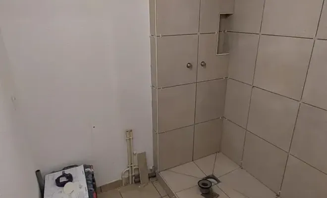 Rénovation de salle de bain à St Caprais avec remplacement de baignoire par douche à l'italienne carrelée, Fargues-Saint-Hilaire, MD RENOVATION