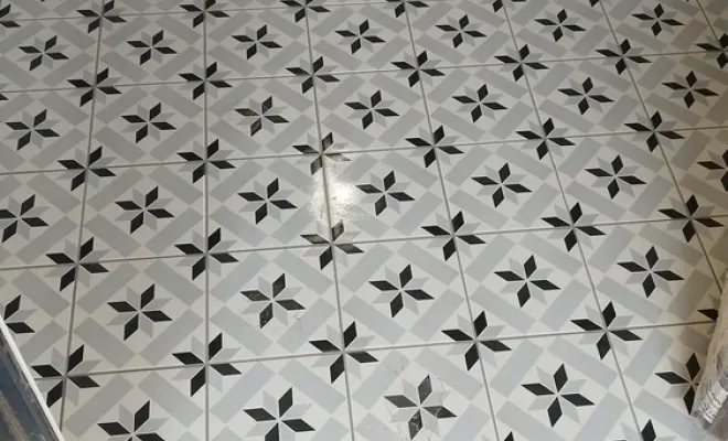 Ragréage et carrelage d'un WC et d'une entrée à Léognan, Fargues-Saint-Hilaire, MD RENOVATION