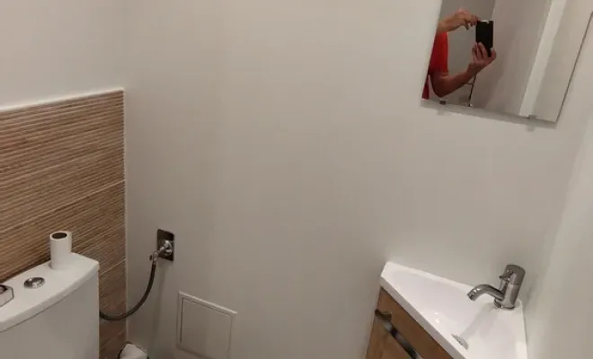 Création de 2 WC avec lave-mains dans des bureaux à Le Bouscat, Fargues-Saint-Hilaire, MD RENOVATION